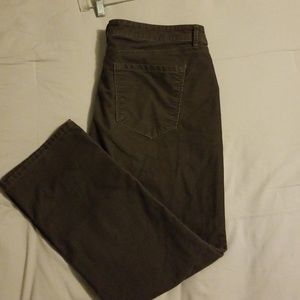 Brown lightweight corduroy pants